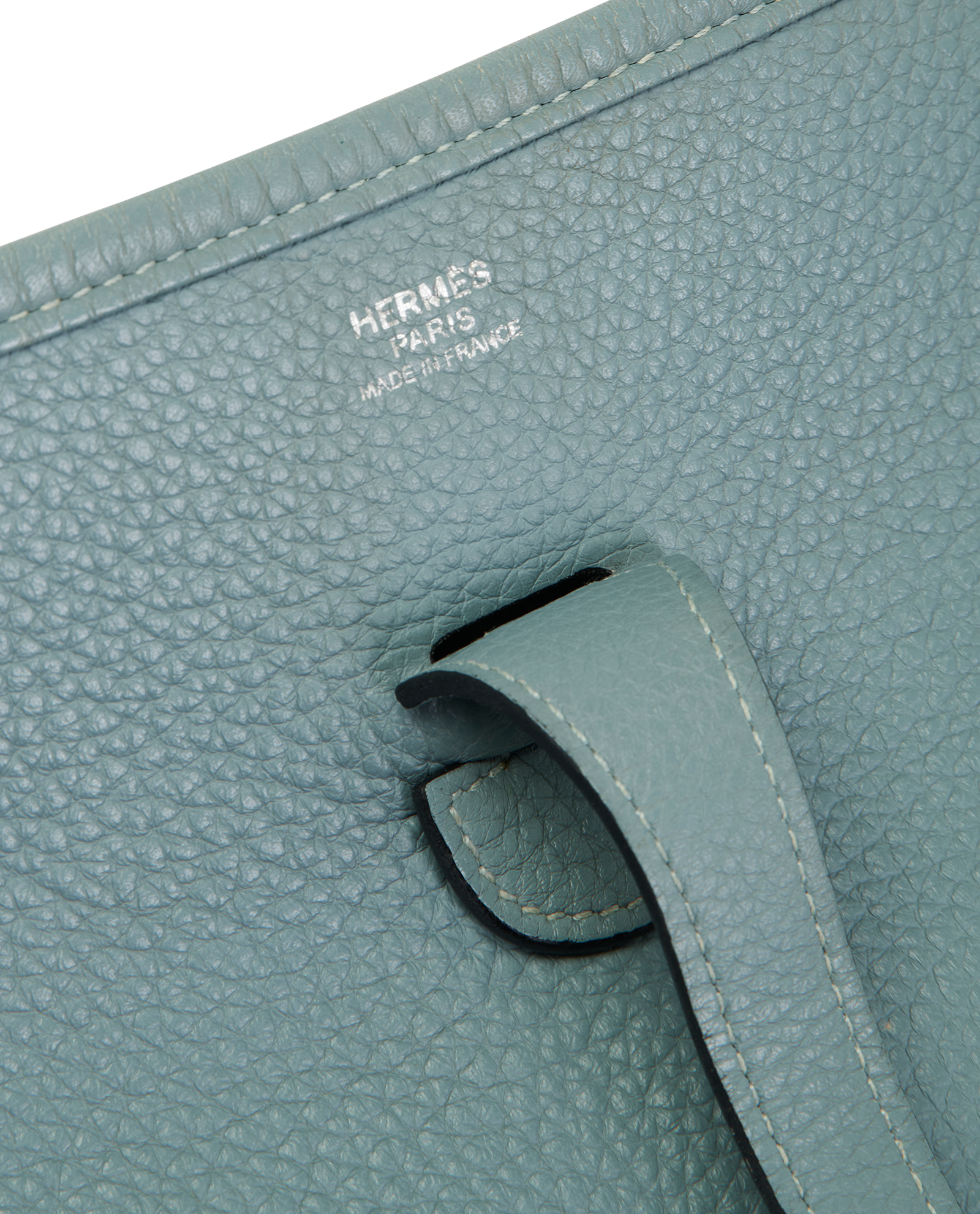 Evelyne III 29 In Clemence Blue Lin, &pound;1,600, Handbags, Blue, Leather, Other view